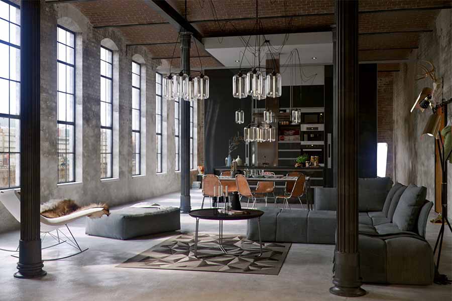 Arredare casa con mobili stile industrial